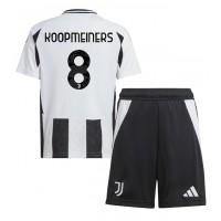 Juventus Teun Koopmeiners #8 Hemmatröja Barn 2024-25 Kortärmad (+ Korta byxor)